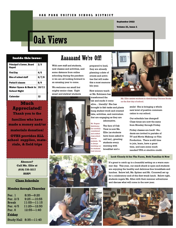 Oak Views September 2022 Page 1
